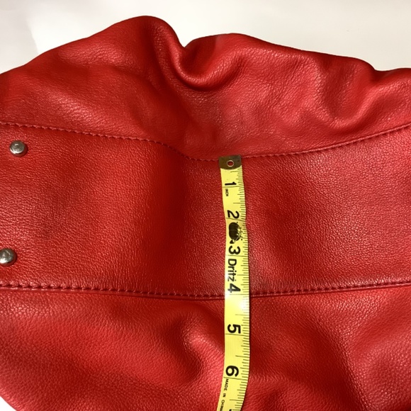 Kate Spade Cobble Hill fold over red shoulder bag - Picture 6 of 16